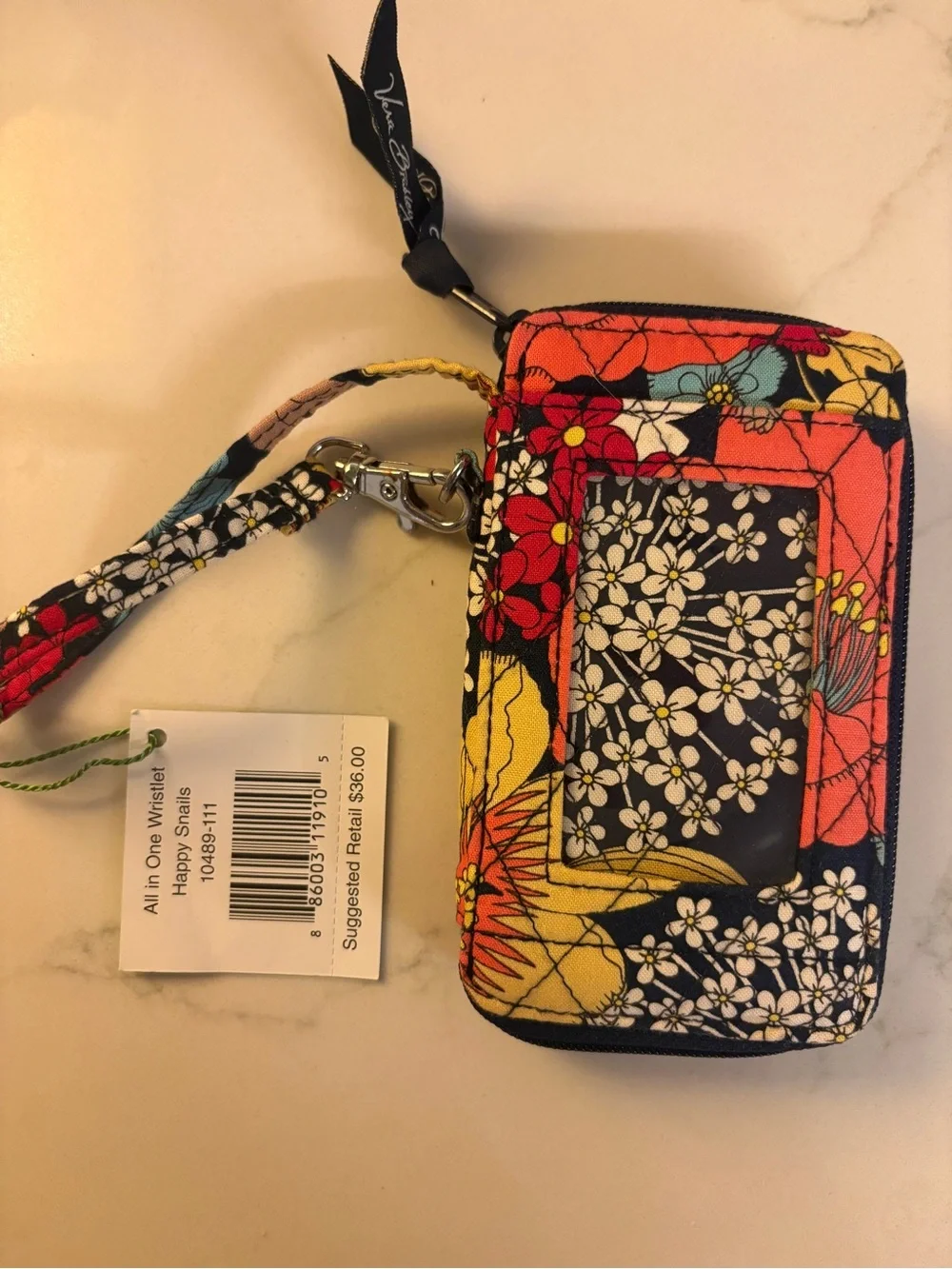Vera Bradley All In One Wristlet - Happy Snails